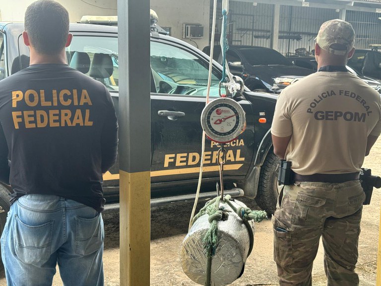 PF apreende 44kg de entorpecentes no porto de Benjamin Constant no AM