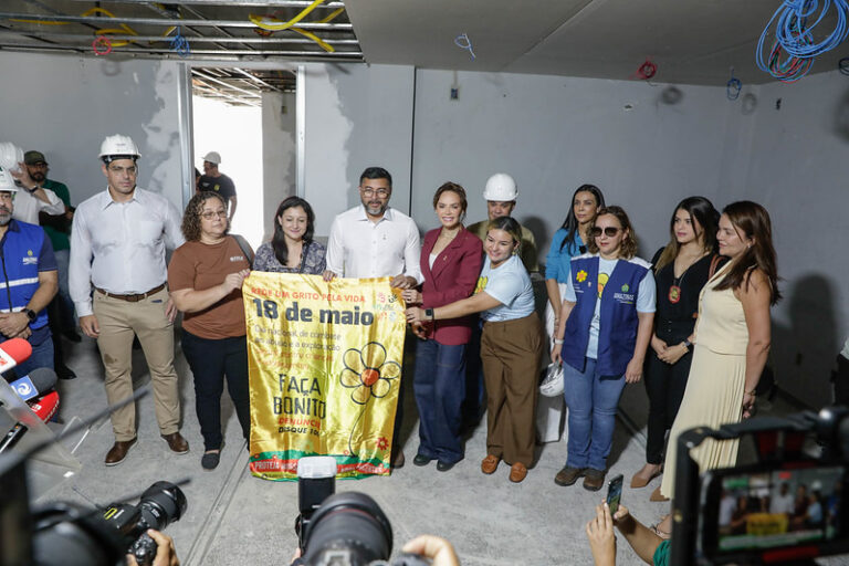 Governador Wilson Lima vistoria obras do Centro Integrado de Atendimento à Criança e ao Adolescente