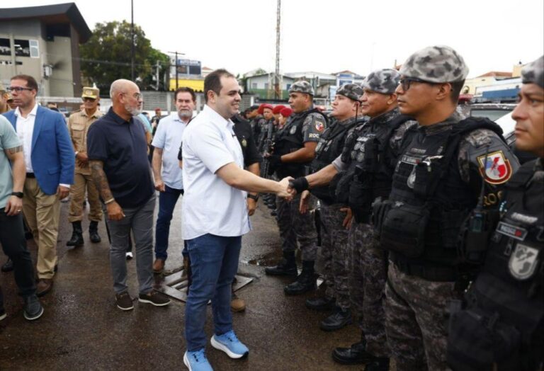 Seguimos na valorização das forças de segurança e temos a convicção de que os resultados vão chegar”, disse Roberto Cidade no lançamento da segunda fase da Operação Segurança Presente