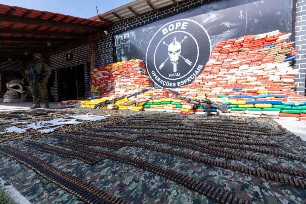 Operação em Codajás apreende 4,5 toneladas de drogas e faz Amazonas bater recorde histórico de apreensões