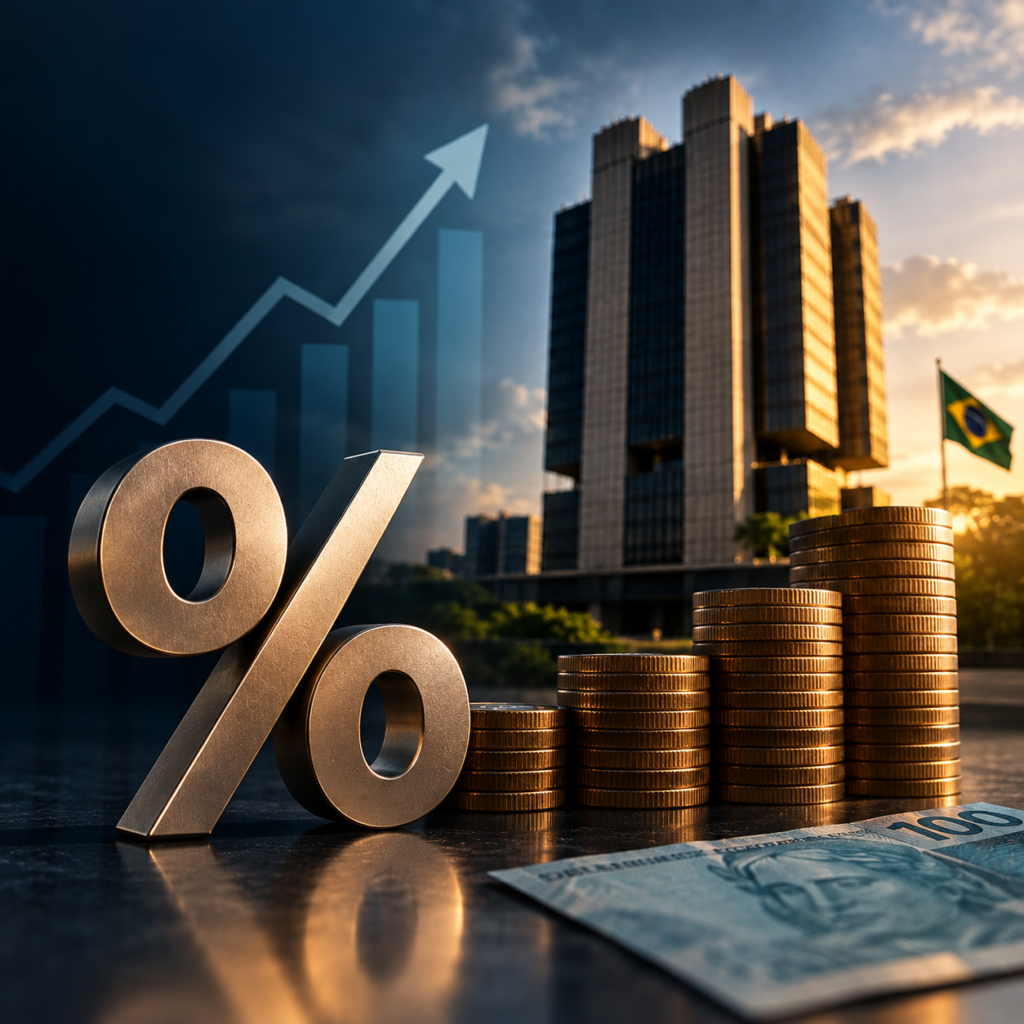 Mercado reduz projeção da Selic para 13,50%