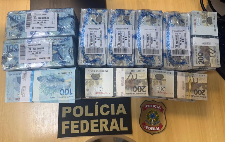 PF efetua duas prisões e apreende R$ 1,64 milhão no Amazonas