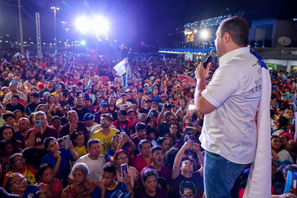 Roberto Cidade encerra campanha do 1° turno com grandes atos em Manaus e em Manacapuru
