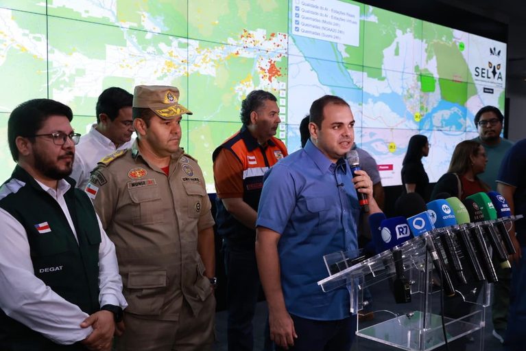 Roberto Cidade reforça atuação estadual no combate às queimadas no Amazonas