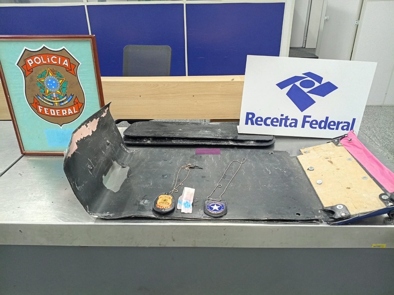 PF e Receita apreendem 8 kg de cocaína em mala no Galeão; passageiro iria ao Paquistão